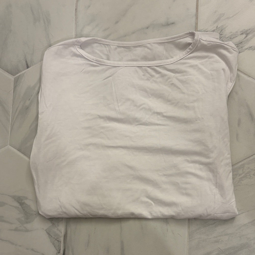 Women's Long Sleeve White Top